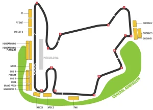 General admission območje - Hungaroring